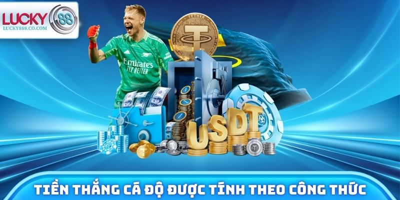 Cá Độ Bóng Đá Lucky88 - Sân Chơi Xanh Chín Trả Thưởng 1 Phút 4 Tiền thắng cá độ được tính theo công thức quy định